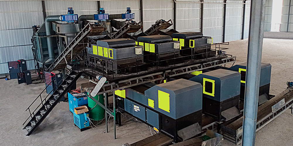 Solid waste recycling center in Shandong